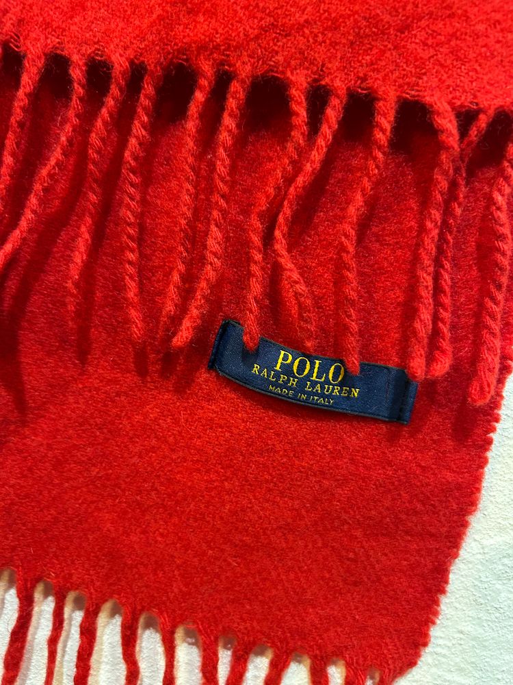 Polo Ralph Lauren Red Scarf imagen 2